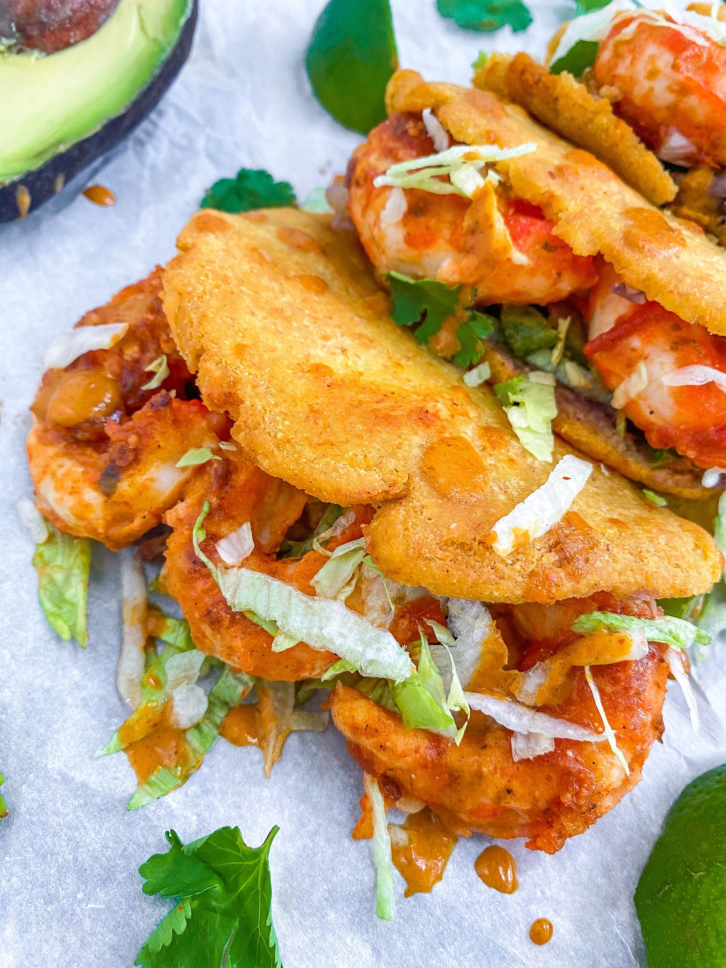 Mind Blown™ Crispy Crunchy Fried Shrimp Gorditas
