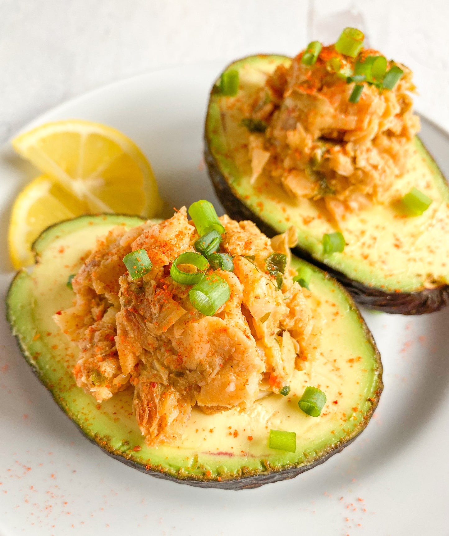 Mind Blown Crab Stuffed Avocados