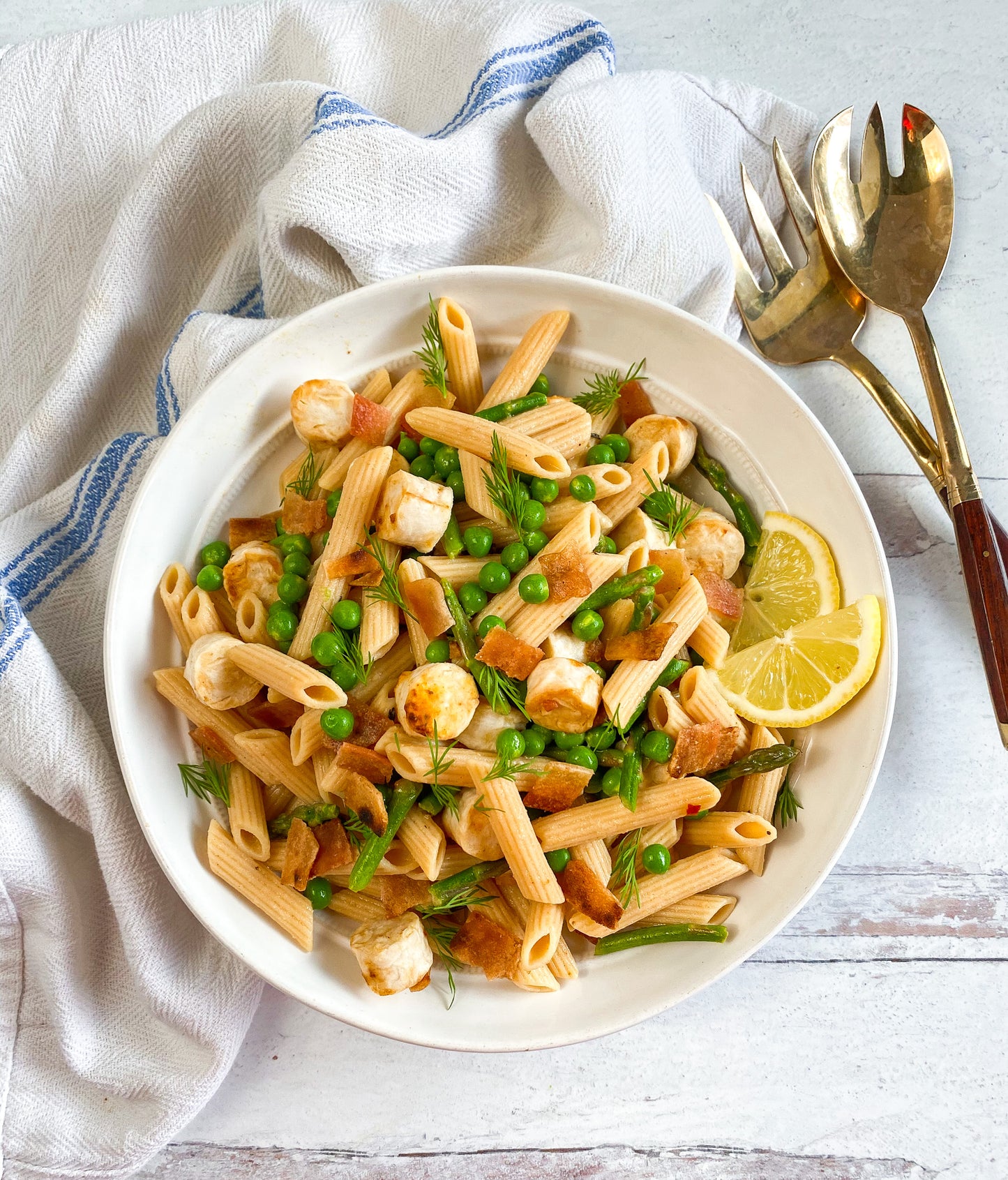 Mind Blown Dusted Scallop Pasta Salad