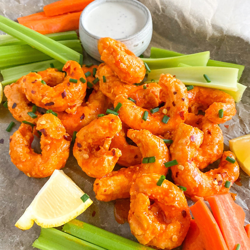 Mind Blown Crispy Crunchy Fried  Buffalo Shrimp