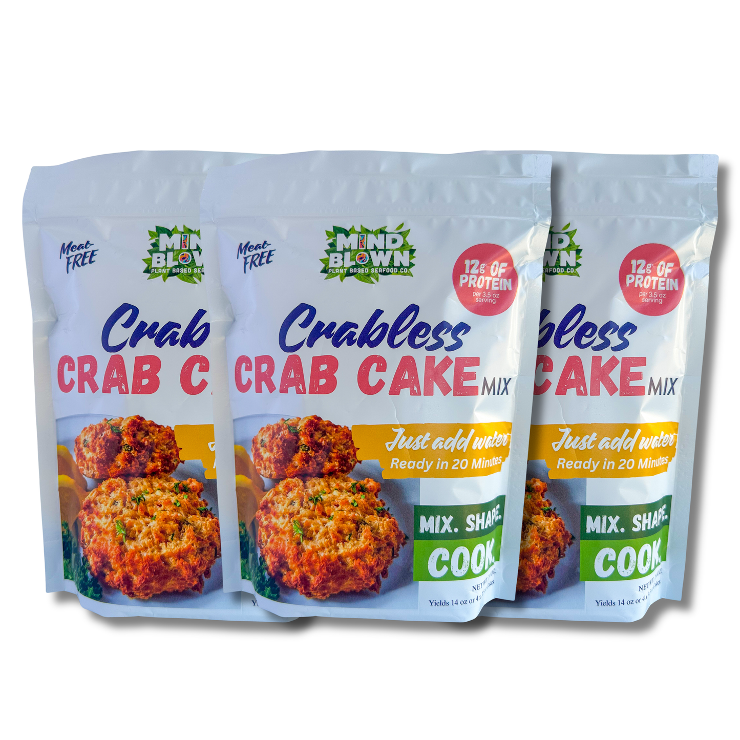 Mind Blown Crab Cake Dry Mix - 3 PACK BUNDLE